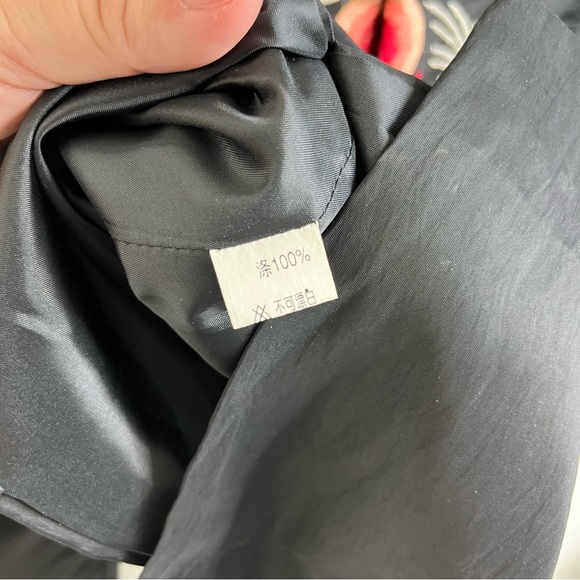 VTG Chinese Dragon Embroidered Mandarin Collar Jacket - Picture 8 of 8